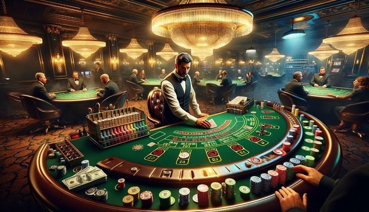 Live Baccarat Table